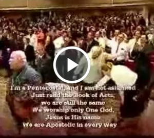 I'm Pentecostal & I am not ashamed